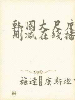 韩国大尺度片无删减在线播放