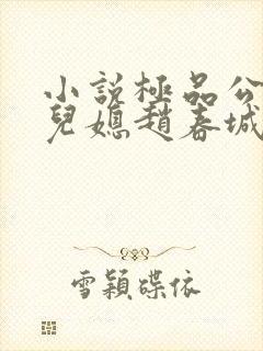 小说极品公公俏儿媳赵春城和苏媚