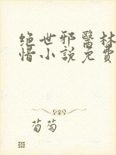 绝世邪医林凡叶惜小说免费阅读全文无弹窗封面