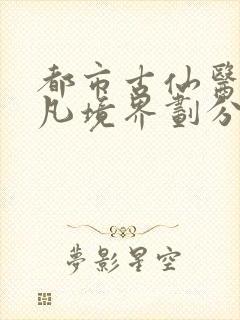 都市古仙医叶不凡境界划分