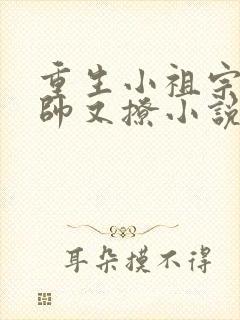 重生小祖宗她又帅又撩小说全文免费阅读