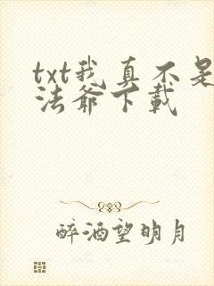 txt我真不是法爷下载