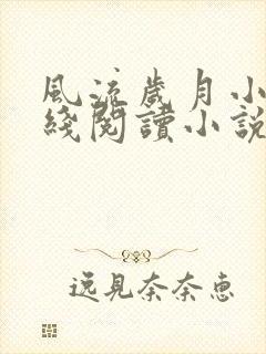 风流岁月小雨在线阅读小说封面