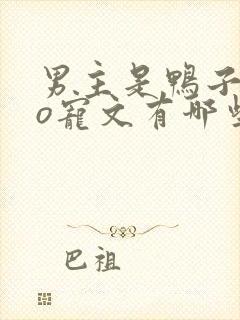 男主是鸭子的po宠文有哪些