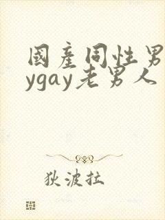 国产同性男gaygay老男人