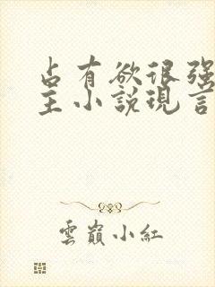 占有欲很强的男主小说现言