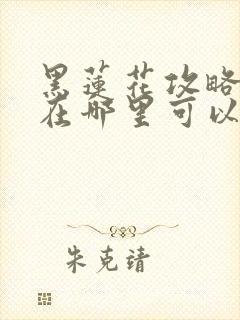 黑莲花攻略手册在哪里可以免费阅读