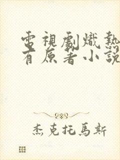 电视剧炽热吸引有原著小说吗