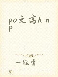 po文高h np封面