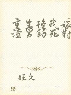 重生后我嫁给了渣男的死对头原著