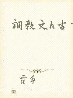 调教文h古言封面