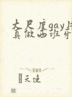 大尺度gay片真做西班牙封面
