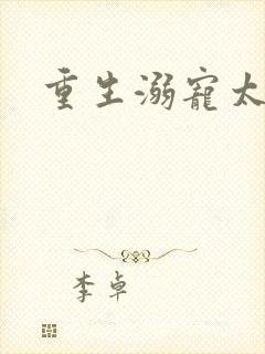 重生溺宠太子妃