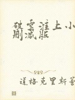 破云淮上小说未删减版