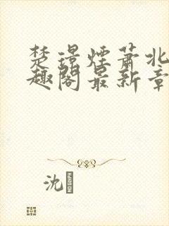 楚璟烟萧北墨笔趣阁最新章节更新