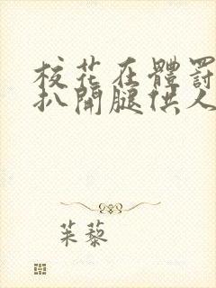 校花在体罚室被扒开腿供人玩弄小说封面