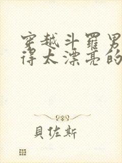 穿越斗罗男主长得太漂亮的小说