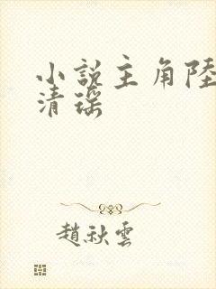 小说主角陆尘李清瑶