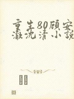 重生80顾安沈澈沈清小说