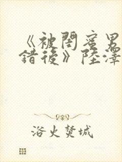 《被闺蜜男友认错后》陆泽