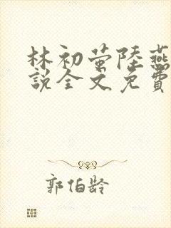 林初萤陆燕临小说全文免费阅读