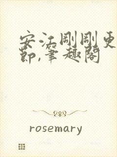 安江刚刚更新章节,笔趣阁