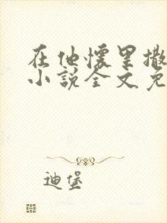 在他怀里撒个娇小说全文免费阅读