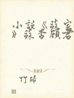 小说《苏家有女》苏杳顾君亦