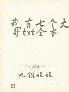 我有七个大佬哥哥txt全本