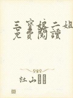 三宝娘二姐小说免费阅读