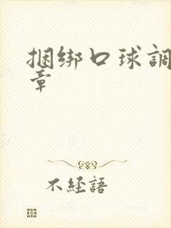捆绑口球调教文章