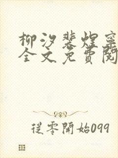 柳汐裴煜宁小说全文免费阅读 小说