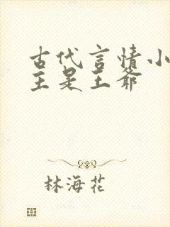 古代言情小说男主是王爷