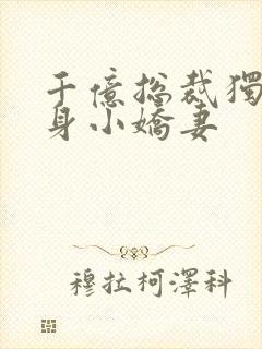 千亿总裁独宠替身小娇妻