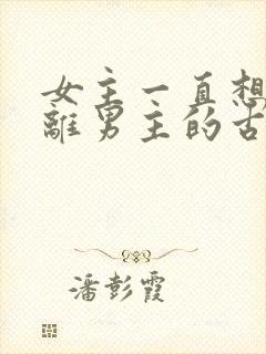 女主一直想要逃离男主的古言