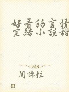 好看的言情现代完结小说甜文封面