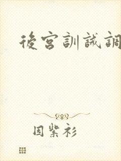 后宫训诫调教文