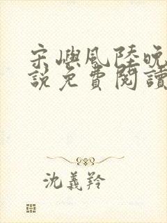 宋屿风陆晚吟小说免费阅读最新章节封面