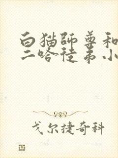 白猫师尊和他的二哈徒弟小说无删减封面