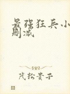 最强狂兵小说无删减