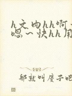 h文肉hh啊～嗯～快hh用力封面