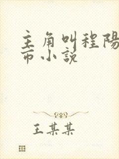 主角叫程阳的都市小说