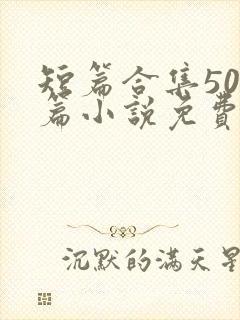 短篇合集500篇小说免费阅读封面