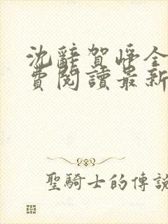 沈辞贺峥全文免费阅读最新章节