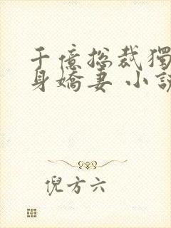 千亿总裁独宠替身娇妻 小说完整