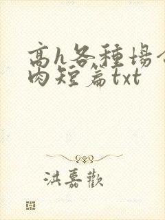 高h各种场合全肉短篇txt封面