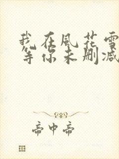 我在风花雪月里等你未删减