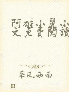 阿雄小丽小说全文免费阅读最新章节