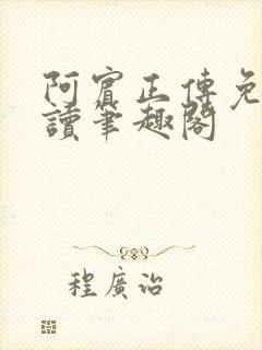 阿宾正传免费阅读笔趣阁封面