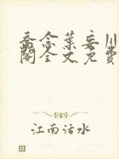 乔念叶妄川笔趣阁全文免费